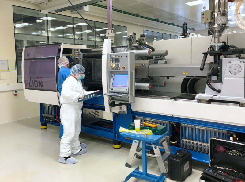 KraussMaffei преоборудва машина Netstal ELION за производството на консумативи за PCR тестове KraussMaffei преоборудва машина Netstal ELION за производството на консумативи за PCR тестове