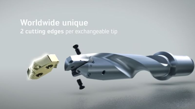 Drion·tec D-Spade D5142 – иновативно свредло със сменяем връх с два режещи ръба Drion·tec D-Spade D5142 – иновативно свредло със сменяем връх с два режещи ръба